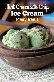 Mint Chocolate Chip Ice Cream Dairy Free The Happy Housewife Cooking Recipe Mint Chocolate Chips Mint Chocolate Chip Ice Cream Ice Cream
