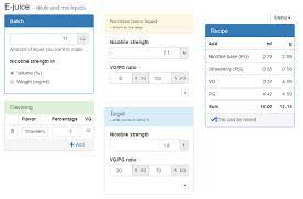 Store, share, comment, adapt ejuice recipes here. 10 Free Online Diy E Liquid Calculator