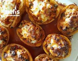 Muhtesem Kasarli Tavuklu Patates Dolmasi Nefis Yemek Tarifleri Yemek Tarifleri Yemek Yiyecek Ve Icecek