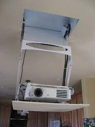 Hideaway Projector Mount Diy Projector Home Theater Setup Home Theater Projectors