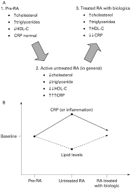 Interpreting Lipid Levels In The Context Of High Grade Inflammatory States With A Focus On Rheumatoid Arthritis A Challenge To Conventional Cardiovascular Risk Actions Annals Of The Rheumatic Diseases