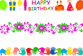 Also handprint clipart boarder available at png transparent variant. Black And White Stock Handprint Border Clipart Birthday Border Design Png Full Size Png Download Seekpng