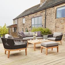 Malvena 4 Seater Sofa Set In 2020 Outdoor Sofa Sets Sofa Set Garden Sofa Set