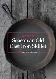 How To Clean And Season An Old Rusty Cast Iron Skillet With Salt And Oil Cast Iron Cleaning Cleaning Cast Iron Skillet Rusty Cast Iron Skillet