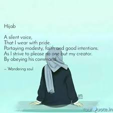 Always maintain your class and composure under all circumstances. Hijab A Silent Voice Quotes Writings By Saima Yourquote