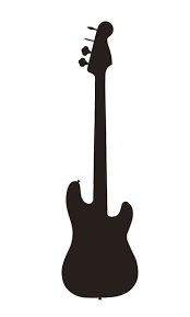 File Guitar Silhouette Png Molde De Guitarra Rock Para Ninos Rock Cumpleanos