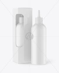 Download Matte Bottle W Box Mockup In Bottle Mockups On Yellow Images Object Mockups