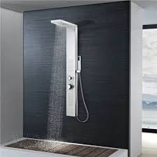 A shower panel is an ideal purchase for your bathroom if you want to replace your existing. Shower Panel System Stainless Steel Square