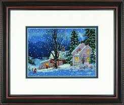 When you purchase a digital pattern you will receive a pdf download containing Dimensions Gold Collection Counted Cross Stitch Quiet Night Winter Cross Stitch Kit 18 Count Navy Aida 7 X 5 Buy Online In Aruba At Aruba Desertcart Com Productid 15119031