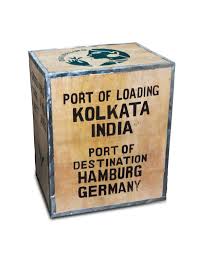 Original Teekiste Aus Indien Darjeeling Gross Holz Teekisten Holzteekiste Ubersee Kiste Tee Holz