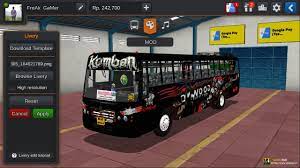 Livery bussid hd complete apps on google play. Komban Dawood Livery For Kondody