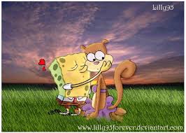 Spongebob And Sandy Lovers By Lillayfran On Deviantart Spongebob And Sandy Spongebob Shows Spongebob