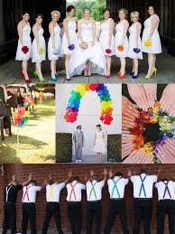 Importé le 17 juillet 2017. Mariage De Couleur Arc En Ciel Rainbow Mariage Arc En Ciel Mariage Multicolore Et Mariage Champetre