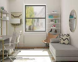 Awesome 48 Wonderful Small Office Design Ideas More At Https Decoratrend Com 2019 04 2 Guest Bedroom Home Office Home Office Bedroom Guest Room Office Combo