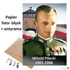 Assigned as a second lieutenant. Portret Zdjecie Rtm Witold Pilecki W Antyramie A4 Bielsko Biala