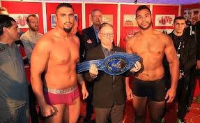 We'll bring you details of the official numbers as soon as the fighters have stepped off the scales. Weights From Germany Agit Kabayel Heavyweight Boxing Facebook