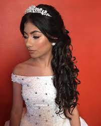 Quinceanera Hair And Makeup By Me Cristinaglams Quinceanerahairstyle Makeupbyme Peinados De 15 Anos Peinados Quinceaneras Peinado Xv Anos