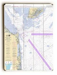 Nj Cape May Nj To Fenwick Island De Nautical Chart Sign