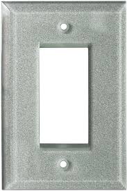 Glass Silver Plates On Wall Silver Light Switches Rocker Switch Plate Covers