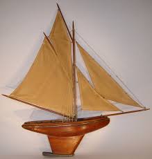 Canot De Bassin Bateau Voilier Deffain 4 Voiles Serie Fine Version Grand Luxe Modelismo Naval