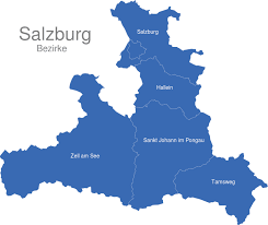 Wollt projekte in schule oder gemeinde auf die akzente salzburg ist nicht nur der direkte ansprechpartner für die junge zielgruppe, wir. Salzburger Land Interaktive Landkarte Salzburg Bezirke Image Maps De