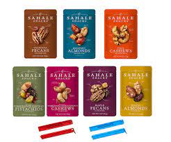 7 Packs Sahale Snacks All Natural Glazed Nut Blend Variety Pack 4oz X 7 Packs 7 Different Flavors Wit Sahale Snacks Dried Fruit Snacks Chip Packaging