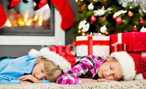 The resolution of png image is 900x900 and classified to christmas lights border ,christmas tree vector ,christmas tree clip art. Children Fell Asleep While Waiting For Santa Stock Photos Freeimages Com