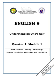 The same goes for the subjects in the second example: English 9 Q1 W1 Mod1 Understanding Ones Self 1 Pages 1 22 Flip Pdf Download Fliphtml5