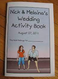 Check Out The Diy Activity Book I Made For The Kids At My Wedding Wedding Activities Book Activities Kids Activity Books