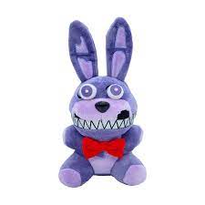 Amazon.com: Nightmare Bonnie Plush Toy, Five Nights at Freddy's plushies,  FNAF All Character Stuffed Animal Doll Children's Gift Collection,8”(Purple  Bonnie Rabbit) : Toys & Games