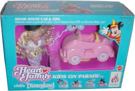 1990 Heart Family Visit Disneyland Kids On Parade Minnie Mouse Car Girl Doll 2 1079 Jouets D Enfance Enfance Jouet