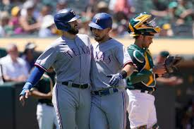 Joey gallo shows off arm. Joey Gallo Nate Lowe Power Texas Rangers In Rout Of The Oakland Athletics The Boston Globe