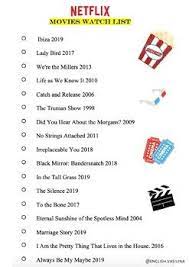 Trying to find the best movie to watch on netflix can be a daunting challenge. Netflix Movies Checklist By English Vasilina Teachers Pay Teachers Netflix Movies Netflix Netflix Recommendations
