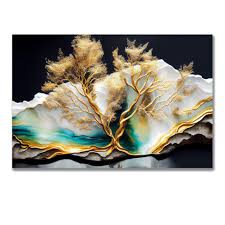 print marmura copaci aurii – The Print Studio
