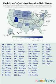 What Are Your State S Quirky Favorite Baby Names Baby Girl Names Baby Girl Names Uncommon Strong Girl Names