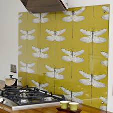 So if you are after backsplash ideas that are going to smarten up your kitchen and perhaps even become a focal point of your space, there's a world of choice, and a ton of other kitchen ideas. How To Make A Kitchen Wallpaper Backsplash Splashback Pillar Box Blue