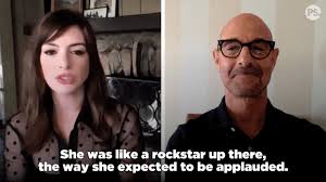 Posted thuthursday 10 decdecember 2020 at 12:22amthuthursday 10 decdecember 2020 at 12:22am. Anne Hathaway And Stanley Tucci Interview About The Witches Popsugar Australia Entertainment