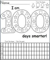 Free 100 Days Shape Graph Worksheet Made By Teachers 100 Days Of School School Worksheets 100th Day