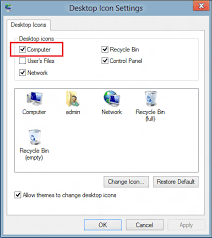 So, i use the desktop toolbar and then hide the icons on the desktop. How To Show Computer Icon On Windows 8 Desktop Password Recovery