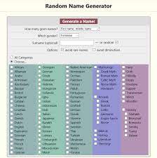 Random Name Generator In Multiple Languages Name Generator Cool Websites Writing
