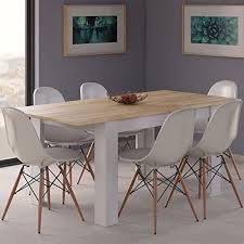 Sencilla pero a su vez moderna mesa para salón rectangular con cristal templado en color blanco de 8 mm. Las Mejores Mesas De Cocina Guia 2020