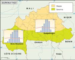 Map location, cities, capital, total area, full size map. Burkina Faso Climate Map Eps Illustrator Map Vector Maps