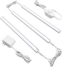 A stunning under cabinet lighting is easy to set up. Asoko Led Under Cabinet Lighting Dimmable Daylight White 4500k 3 Pack 12 Linkable Led Light Bars