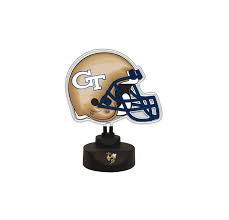 Georgia may have the best letter g in all of football. Georgia Tech Yellow Jackets Neon Helmet Lamp Sportsgifts Com