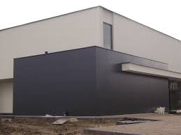 Trespa Fassade Haus Garagenbau Fassade
