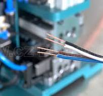 Vertical Wire Stripping and Twisting Machine