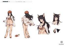 Cat Nap In Your Own Bakemonogatari Tsubasa Hanekawa Pajamas Anime Character Design Character Illustration Anime Sketch