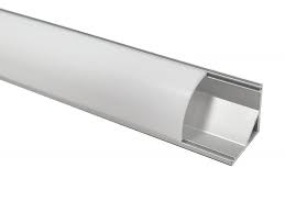 alu eck profil schlank mit halbrunder abdeckung fur kleine ecken oder als deckenbeleuchtung 16x16mm led emotion