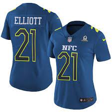 Nike Dallas Cowboys Women S 21 Ezekiel Elliott Limited Blue 2017 Pro Bowl Nfl Jersey Nfl Nike Nfl Nfl Jerseys