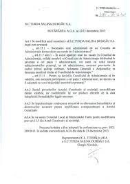 Administrator societate, director general, director. LegislaÈie Salina Turda